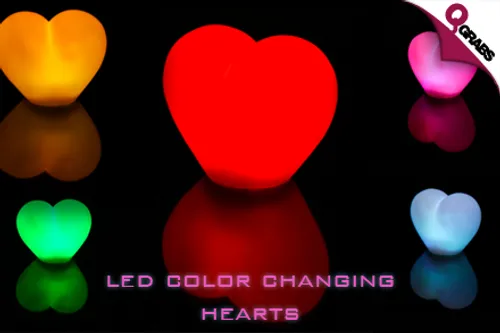 For QR78, Let the Light of Love Flow this Valentine's Day with 3 LED Roses & 3 LED Heart Shape Lamps from Glow’n! (QR156 Value)